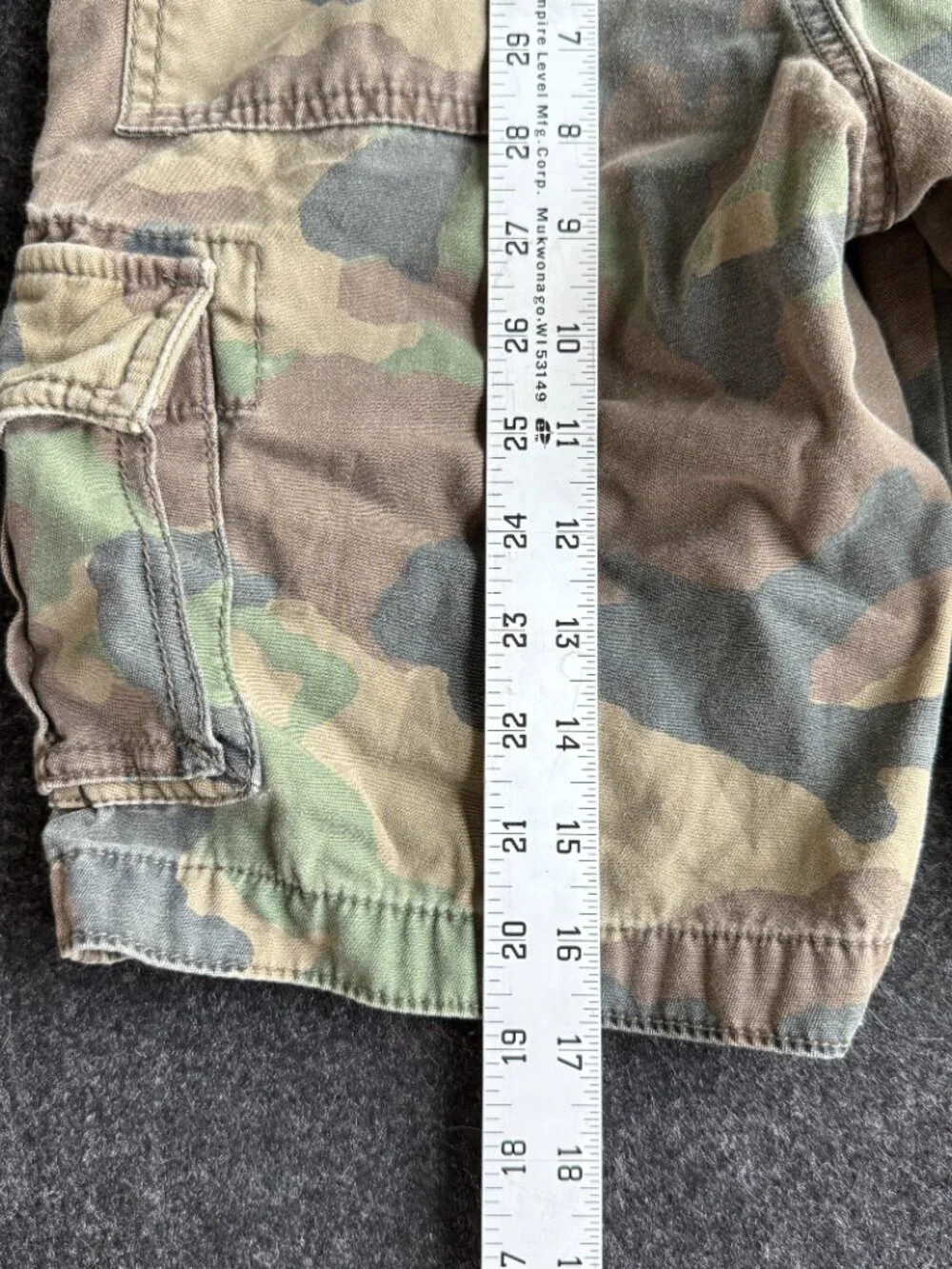 Arizona Boys Size 12 Camouflage Cargo Shorts